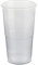LogiPack GeRo Plastikbecher – Trinkbecher mit Eichstrich 0,3l | Einwegbecher aus Hartplastik (PP), transparent | Bierbecher & Partybecher – Kunststoffbecher, 1000 Stück