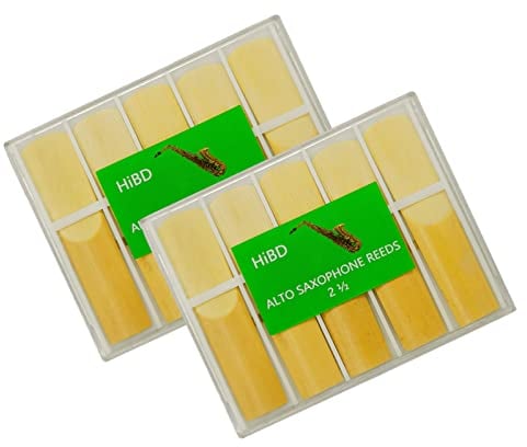 Altsaxophonblätter 2,5 Stärke HiBD Blätter für Altsaxophon 20 Stück