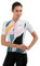 SIROKO - Radtrikot für Damen M2 Pinerolo - XS - Weiß/Kühles Grün/Bubblegum Pink