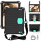 Per Huawei MediaPad T3 10 Tablet 9.6 pollici (AGS-W09 AGS-L09 AGS-L03) Tablet Caso Con Cinturino Bambini Friendly, Leggero Antiurto A Nido D'ape Tablet Copertura Nero Aqua