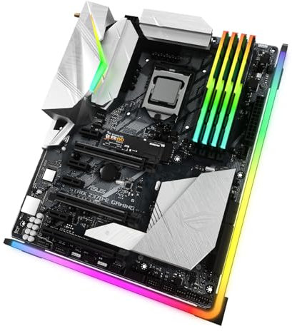 Vetroo LED Strips for PC, 21.7 inches 5V 3PIN Addressable RGB LED Light Bars, PC Case Lighting for Aura SYNC, Gigabyte RGB Fusion, MSI Mystic Light Sync with 8pcs Bracket