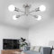 QAREHL Deckenleuchte Wohnzimmer, 4 Flammig Deckenlampe Vintage für Schlafzimmer, Esszimmer, Küche, Flur, Sputnik Kronleuchter Modern Deckenleuchte E27