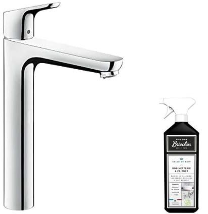 Mitigeur lavabo HANSGROHE Focus 230 avec tirette et vidage chrome + nettoyant Briochin