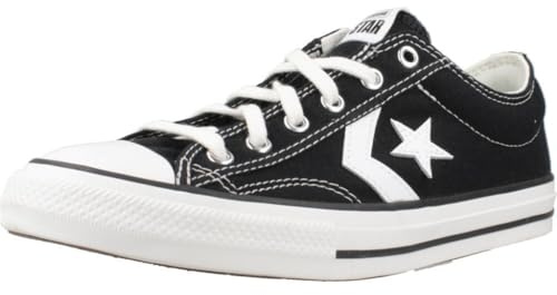 Converse Jungen Star Player 76 Foundational Canvas Sneaker, Black Vintage White Egret, 37 EU