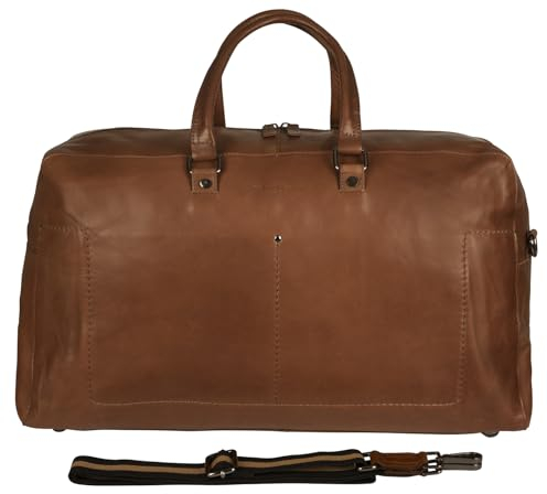 Schoolmaster by Harolds Weekender Premium-Freizeittasche mit Schultergurt - Chutney