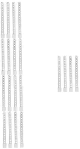 HEMOTON 20 Stück Fernbedienung Autohalter Spielzeugauto Zubehör Rc Autoschale Postauto Spielzeugreifen Aluminiumlegierung Post Rc Autokarosserie Metallsäule Rc Automodell Zubehör Rc