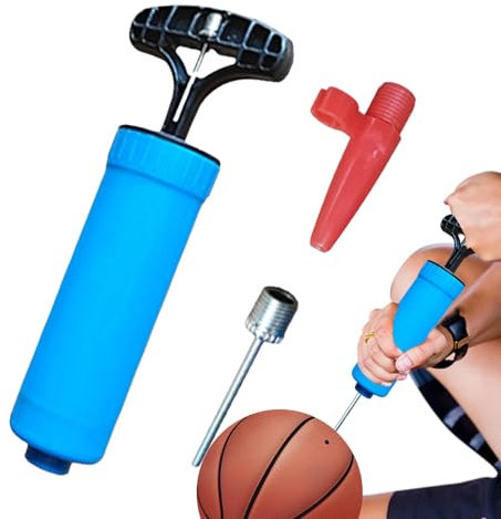 Portable Air Pump Ball, Ball Pump For Sports Balls, Manual Air Pump Kit, Ball Pump Inflator Kit With Needle And Nozzle, Small Multipurpose Hand Pump For Football, Basketball, Soccer, Volleyball