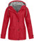Vetement De Pluie Femme Coupe Vent Femme Fuchsia Veste Jogging Femme Imperméable Veste Pluie Femme Pliable Veste De Pluie Femme Sport Coupe-Vent Femme Femme Pluie Poche Anorak Rouge Xl