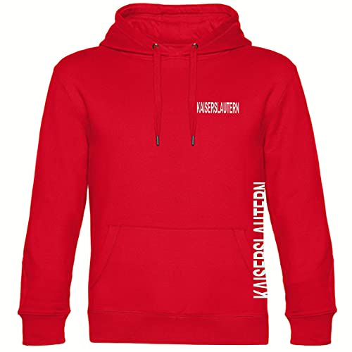 multifanshop Kapuzen Sweatshirt - Kaiserslautern - Brust & Seite