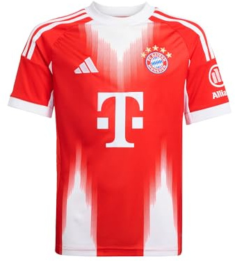 Adidas Children's FC Bayern Munich Home Jersey, Red, 140