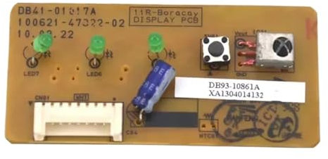 QCKRTAU Componente della Scheda di Controllo di Ricezione del Segnale dell'unità Interna dell'Aria condizionata, Compatibile for Samsung, DB93-10861A Display PCB DB41-01017A