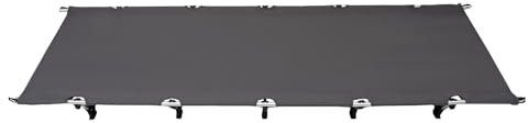 MINUS ONE Ultra Leichtes Feldbett Campingbett Klappbett, Tragbar Kompakt, 192 x 70 x 17cm, Belastbarkeit bis 150kg, für Outdoor-Reisen, Basiscamp, Wandern, Bergsteigen, leichte Rucksackreisen (Grau)