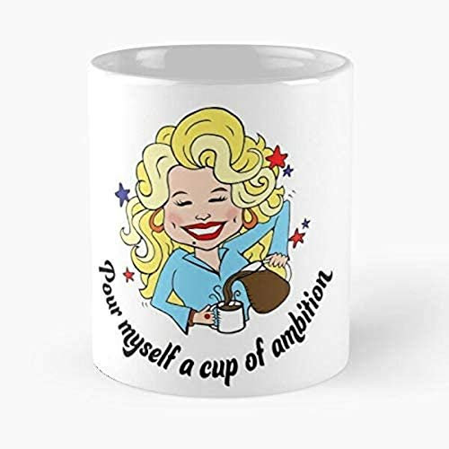 Parton Myself of A Pour Ambition Dolly Cup – Tasse en céramique 325 ml (C-1033)