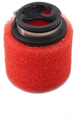 Luftfilter Motorrad Universal 35mm 38mm 42mm 45mm 48mm Motorrad Schwamm Reiniger Roller Vergaser Runde Luftfilter Dirt Pit Bike Sportluftfilter Luft Filter(35mm)