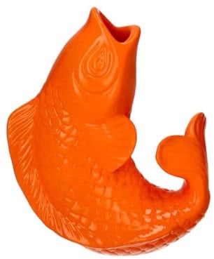 Giftcompany Mamsell Koi Fisch Vase XS neon orange 15,5cm