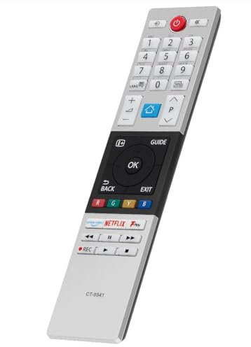 Replacement for Toshiba Remote Control, CT-8541 RC42150P TV Remote for TOshiba with Prim-Video, Netflix, Fplay Buttons, compatible with Toshiba-UHD 2018/2019 HD LCD LED TV (No Setup Required)