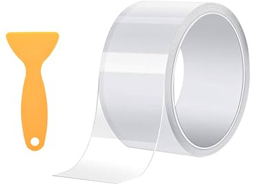 Xibao 5CM*10M Schutzfolie Auto,Kantenschutz Folie Selbstklebend Schutzfolie Auto,Flaconi Lackschutzfolie Transparent mit Schaber,Geeignet für die Meisten Autos,Pickups oder SUVs Angewendet Werden