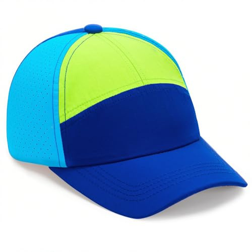 WAWSAM Cap Kinder Jungen Baseballkappe Basecap Verstellbar | Mit T-Rex Stickerei, Gebogenem Schirm und Kontrastnähten, Baumwoll-Cappy mit Verstellbarem Verschluss für 4–8 Jahre