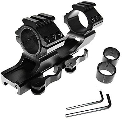 FIRECLUB Quick Release Scope Ring Mount 25.4mm/30mm Cantilever Scope Picatinny Weaver Single Top Side Ring