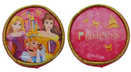 Disney Princess Porte-Monnaie Rond 8 cm Rose, Rose, 8 cm, Pochette à Monnaie