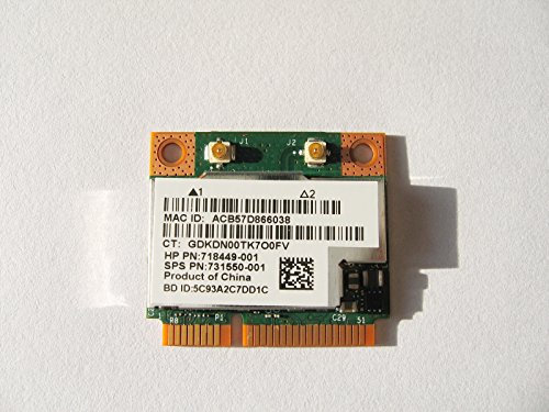 Broadcom BCM943228HMB 802.11abgn 2x2 Wi-Fi + BT 4.0 Adaptateur Combo
