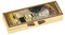 Fridolin Pillendose für 7 Tage, Motiv: Der Kuss von Gustav Klimt; Größe: ca. 10,1 x 3,50 x 1,70 cm