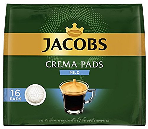Jacobs Krönung Creme Mild, 16 Kaffee Pads, 5er Pack (5 x 105 g)