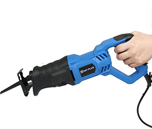 Powerful Reciprocating Saw 900W 230V Variable Speed Electric Corded Sabre Saw, Corded Reciprocating Saw, 0-2800rpm Variable Speed, 5 Pcs Saw Blades, 20mm Stroke Length for Wood and Metal
