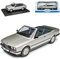 Model Car Group B*M*W 3er E30 320i Cabrio Silber 1982-1994 1/18 Modell Auto mit individiuellem Wunschkennzeichen
