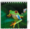 Zomer Duschvorhang 180 x 200 cm Textil Waschbar Anti-Schimmel Badewanne Vorhang Frosch Grün