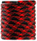 CCSOFTIME Lacci Scarponi Montagna,4mm Lacci per Scarponi da Lavoro/Trekking/Passeggio,Stringhe per Scarpe da Antinfortunistiche,Resistent Lacci per Stivali -Neri Rossi-150cm
