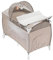 CAM Baby Reisebett Daily Plus | für 0-36 Monate | Teddy Beige | Kinderreisebett inklusive Wickelunterlage und Transporttasche