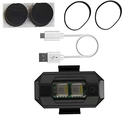 Baoblaze LED-Drohnenlichter einstellbar 7 Farben 90mAh LED-Signallampe für DJI Mini3 Pro Flugzeuge, 1 STÜCK