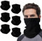 wonderCat LONDON 6 PCS Unisex Neck Warmer, Tube Seamless Multifunctional Balaclavas, Face Cover, Face mask, Cycling mask, Ski Mask, Face Snoods Headwear, Cycling Daily Wear (Black)