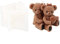 Xidmold 3D Bär Silikonform Tier Bär Kerzenform Seifenform, Bär Silikon Backform Kuchenform für Fondant, Tortendeko, Schokolade, Seife, Sojawachs Kerzen, Handwerk (C)