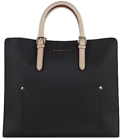 bugatti Ella XL Handtasche für Damen, Frauen Tasche groß, Damenhandtasche, braun