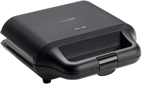 Concept SV3055 Sandwich Maker 4in1 700 W Schwarz Modern Antihaftbeschichtung