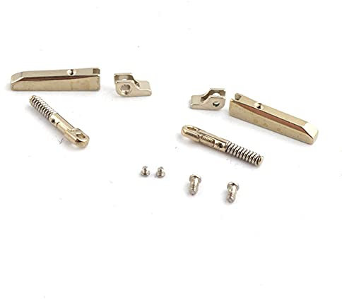 LutumE Cerniera 10 Set di Riparazione Cerniera a Molla da 2,6 mm per scatole di Cerniera a Molla di Ricambio per Occhiali per Occhiali per varietà di Occhiali e Occhiali da Sole