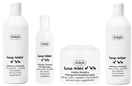 Auto-schmuck ® Ziaja Kosmetik Sets, Gesichtscreme, Tagescreme, Nachtcreme, Augencreme, Gesichtswaschgel, Handcreme, Körperbutter, Körpermilch, Körperbalsam, (Ziegenmilch Haar Set)