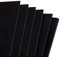 AC - Pack de 6 láminas adhesivas de cartón pluma, grosor 5 mm, manualidades, soporte para presentaciones, maquetas, base de cuadros (Negro, 50 x 70 cm)