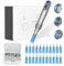 Eléctrico Derma Pen Inalámbrica M8S con 0-2.5mm Ajustable Microneedling Pen, 22 Cartuchos de Repuesto, 6 Niveles de Velocidad,Agujas de Dermapen para Facial y Cuerpo