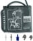 Blood Pressure Cuff,Extra Large Blood Pressure Cuff Includes 5 Universal Interface, Adjustable 22-52CM XL Blood Pressure Cuff for Big Arms Compatible with BP Monitors(Dark Gray)