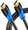 Rommisie Cable HDMI 4K/60HZ 0.5M (HDMI 2.0,18Gbps) Conectores chapados en oro de ultra alta velocidad, Retorno de audio Ethernet, Video 4K, FullHD1080p 3D Compatible con Playstation Arc PC HDTV