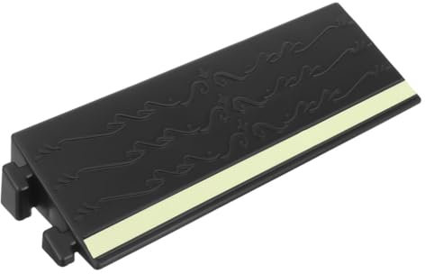 OUNONA Threshold Ramp,Slope Pads, Door Transition Strip for Doorways, Rubber Wheelchair Ramp Edge-Reducer Slope Pad Door Sill Ramp for Floor A - 9.82X4.32X1.57in