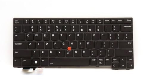 Tastiera Portatile per Lenovo Thinkpad L14 Gen 4 L14 Gen 3 T14 Gen 3 T14 Gen 4 P14s Gen 3 P14s Gen 4 Inglese USA con retroilluminazione Nero Nuovo