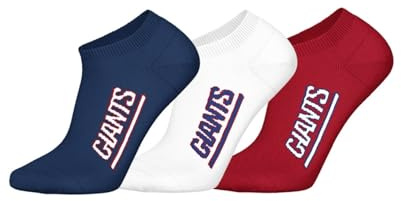 NFL Unisex Ny Giants 3pk Sneaker Socks Sport socks (3er Pack)