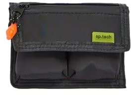 SP TECH Camera Battery Case, Organiser with Charge Indicator, Compartments (Black)
