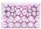 Homgoday Weihnachtskugeln 100 STK. Christbaumkugeln Weihnachtsbaumschmuck Christbaumschmuck Tannenbaum Kugeln Weihnachtsdeko Rosa Ø3/4/6 cm
