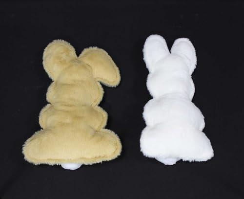 Dekokissen Häschen, 2er Set, Kunstfell, 100% Polyester Maße: Höhe 45 cm