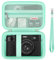 Supmay Hard Travel Case for Fujifilm X100VI / X100V / X100F/ X100S Digital Camera, Digital Camera Storage Case with Mesh Pocket for Batteries, SD Card, USB Cable, Green